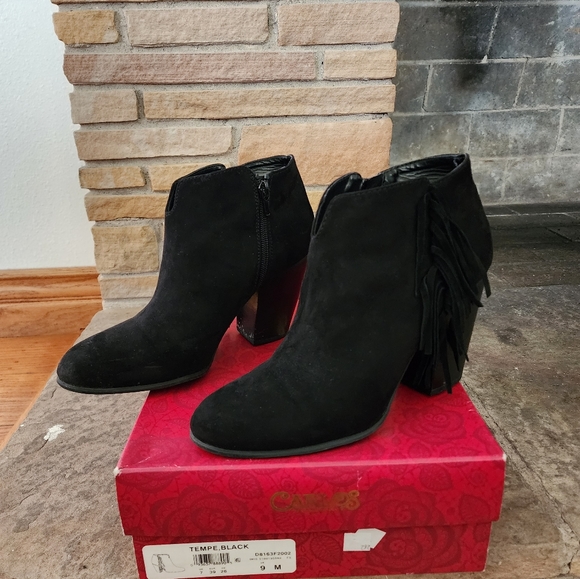 Black Carlos Santana Booties - Picture 4 of 6
